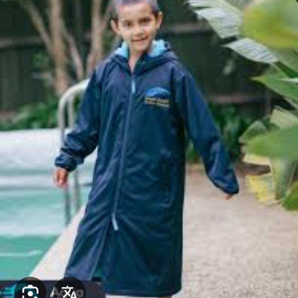 Great Aussie Swim Parka Blue Sz 6